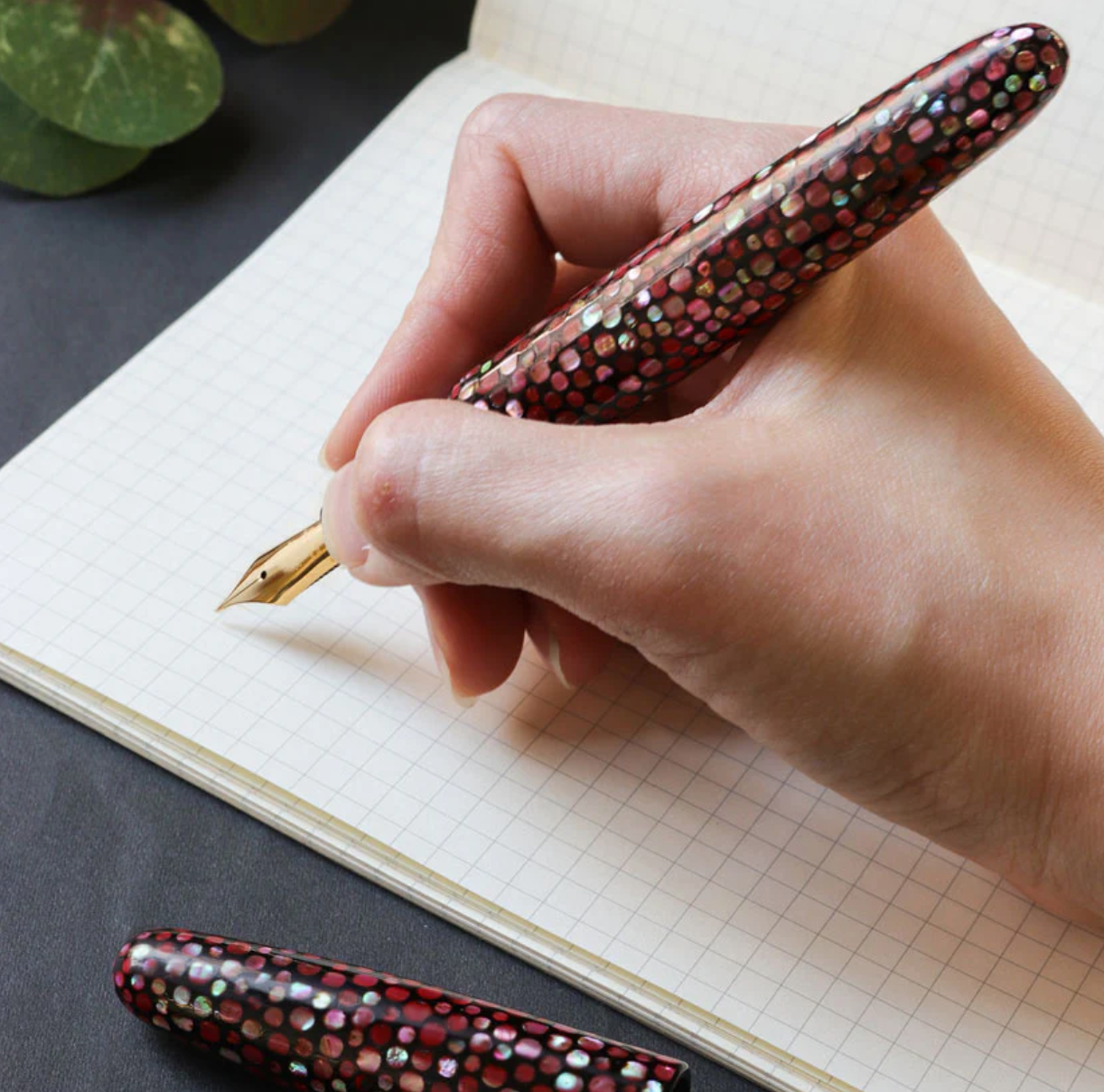  Bút Máy Wancher Dream Pen Raden - Shuryu (Limited Edition) - Sơn Mài Khảm Trai Nhật Bản 