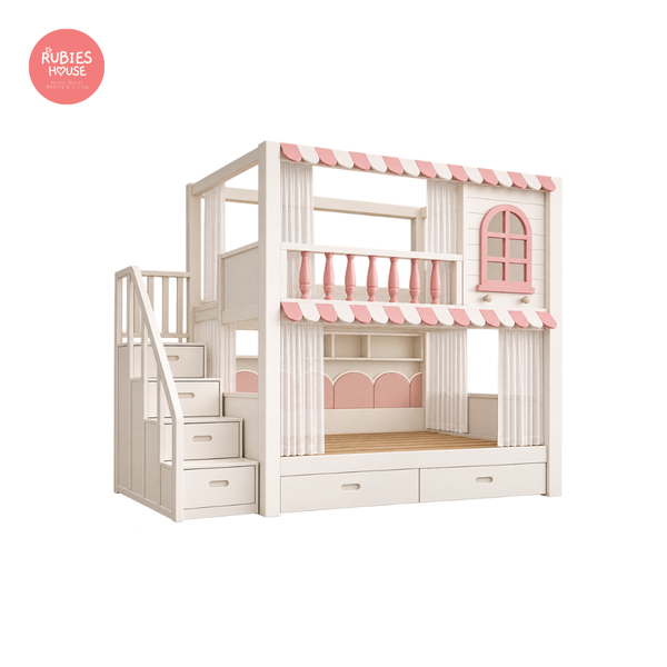  Giường Tầng Trẻ Em ROSE COTTAGE Rubies House 