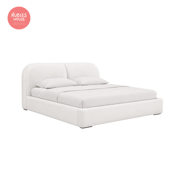 Giường ngủ bọc nệm cao cấp Bricky Bed phong cách Bắc Âu Rubies House 