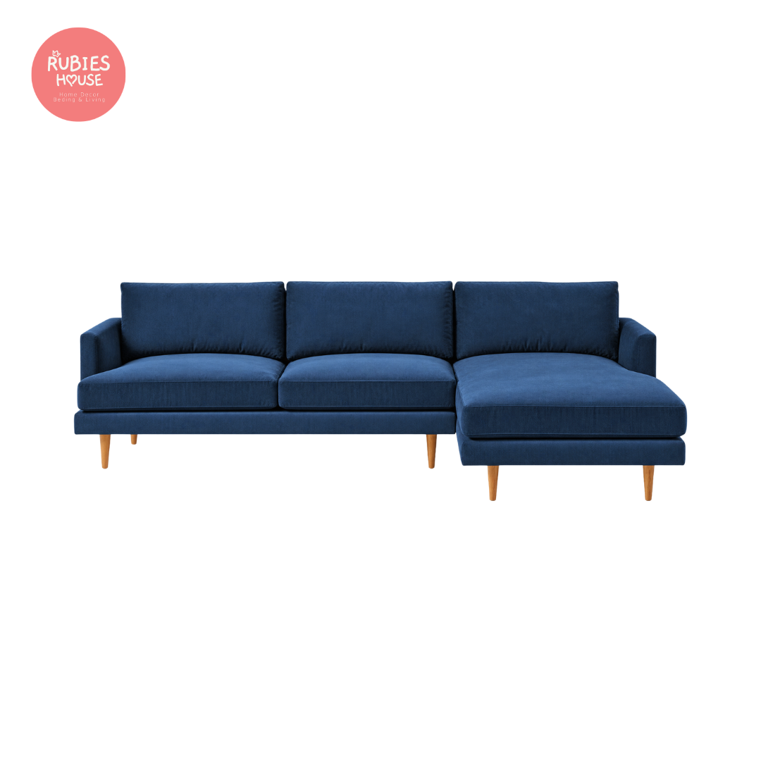  Sofa góc L phòng khách Haven Bắc Âu Rubies House 