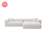  Sofa góc L phòng khách Lagos Bắc Âu Rubies House 