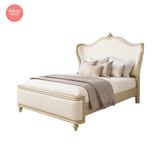  Giường Gỗ Bọc Nệm Madeleine Phong Cách Pháp Rubies House 