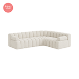  Sofa góc L phòng khách Kaito Bắc Âu Rubies House 