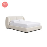 Giường ngủ bọc nệm cao cấp Ives Bed phong cách Bắc Âu Rubies House 