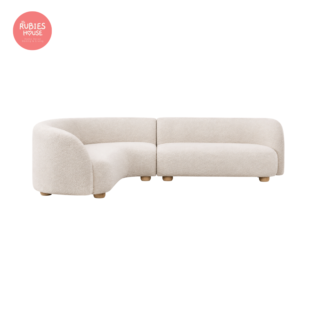  Sofa góc L phòng khách Pio Bắc Âu Rubies House 