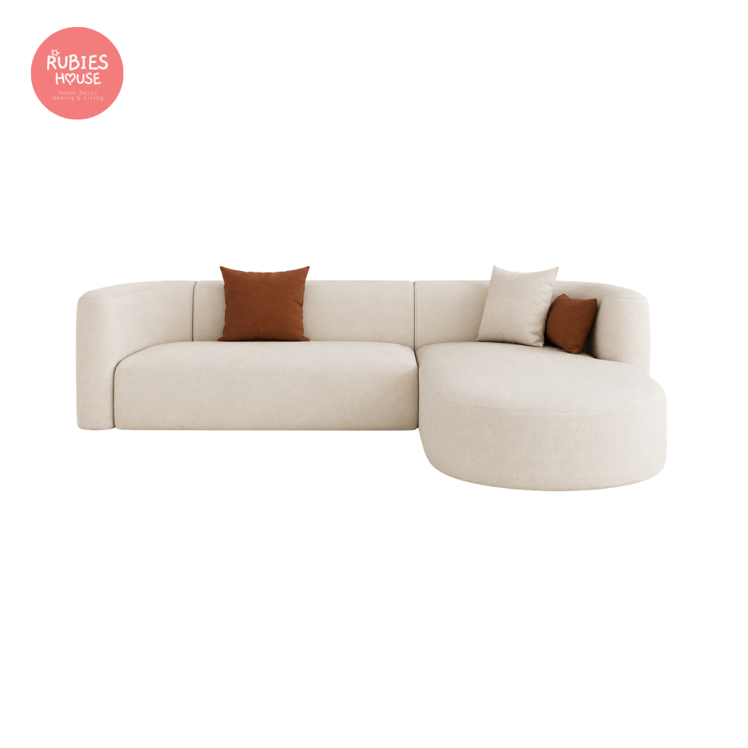  Sofa góc L phòng khách Marta Bắc Âu Rubies House 