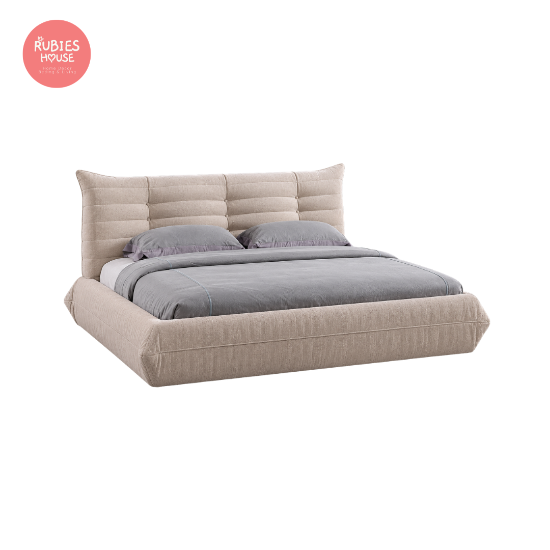  Giường ngủ bọc nệm cao cấp Togo Bed phong cách Bắc Âu Rubies House 