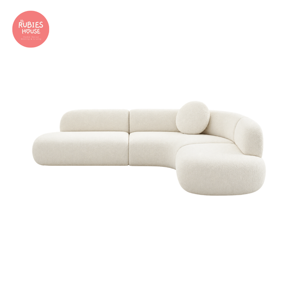  Sofa góc L phòng khách Nauge Bắc Âu Rubies House 