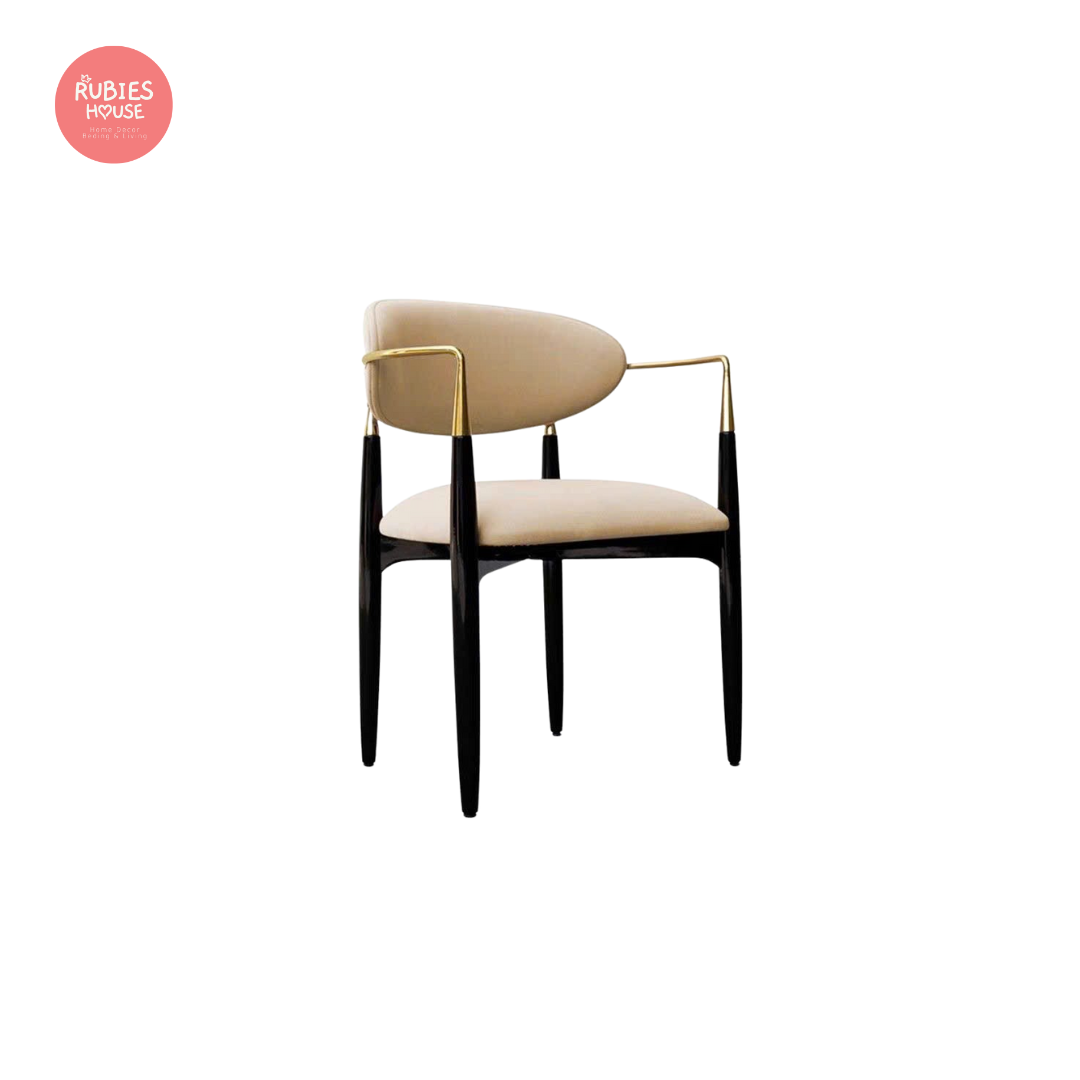  Ghế ăn cao BIOP khung sắt phối inox Rubies House 