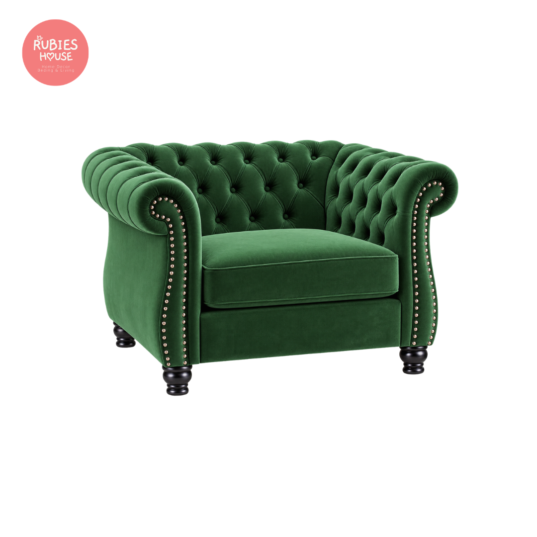  Sofa đơn cao cấp FARMHOUSE STYLE HOLLIS Bắc Âu Rubies House 