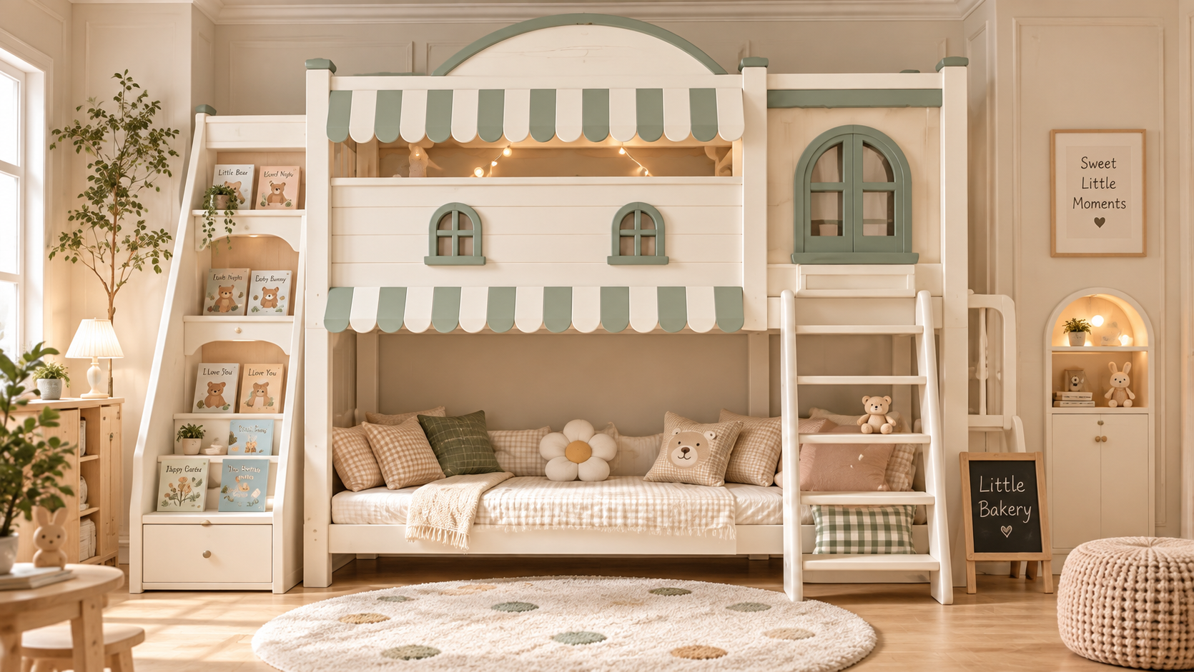  Giường Tầng Trẻ Em LITTLE BAKERY Rubies House 