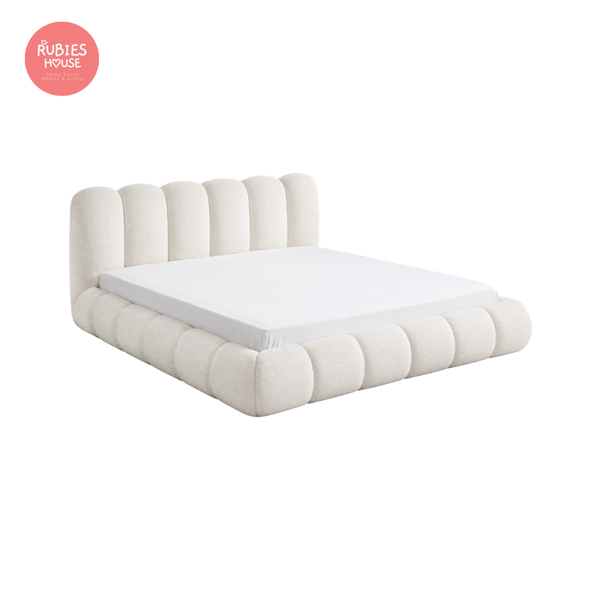  Giường ngủ bọc nệm cao cấp Nimbus Bed phong cách Bắc Âu Rubies House 