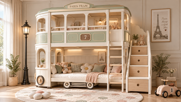  Giường Tầng Trẻ Em PARIS TRAM Rubies House 