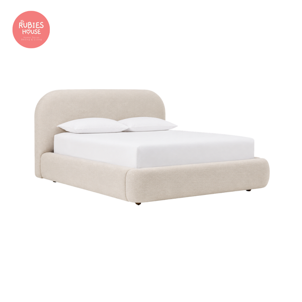  Giường ngủ bọc nệm cao cấp Pio Bed phong cách Bắc Âu Rubies House 