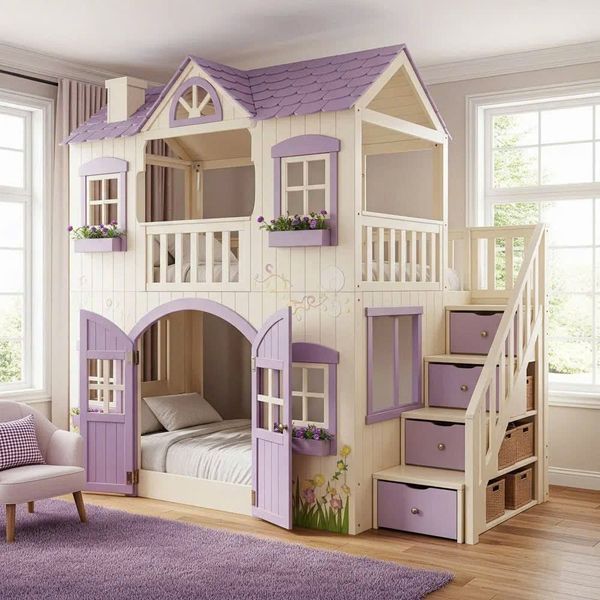  Giường Tầng Trẻ Em FAIRY COTTAGE Rubies House 