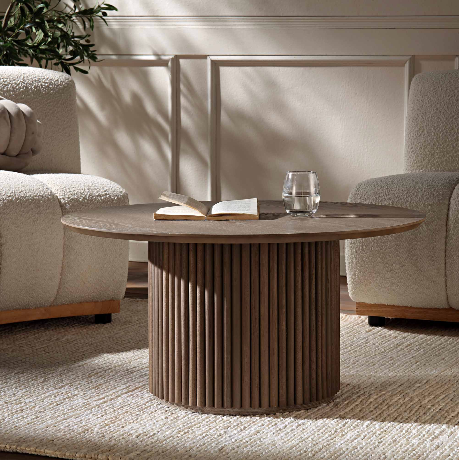  Bàn trà tròn, bàn sofa MARU cao cấp Rubies House 