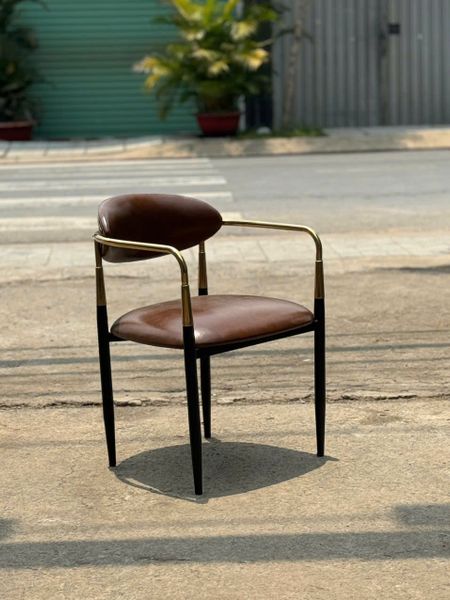 Hình Ghế ăn cao cấp BIOP khung sắt phối inox Rubies House