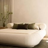  Giường ngủ bọc nệm cao cấp Leona Bed phong cách Bắc Âu Rubies House 