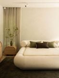  Giường ngủ bọc nệm cao cấp Leona Bed phong cách Bắc Âu Rubies House 
