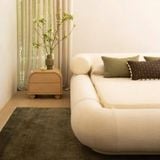  Giường ngủ bọc nệm cao cấp Leona Bed phong cách Bắc Âu Rubies House 