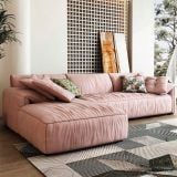  Sofa góc L phòng khách Pillow Sofa Bắc Âu Rubies House 
