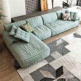  Sofa góc L phòng khách Pillow Sofa Bắc Âu Rubies House 