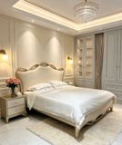  Giường Gỗ Bọc Nệm Rosalie Phong Cách Pháp Rubies House 
