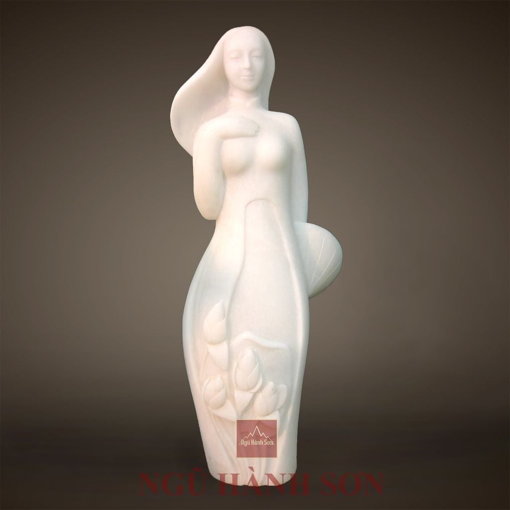 Tượng nghệ thuật - cô gái áo dài