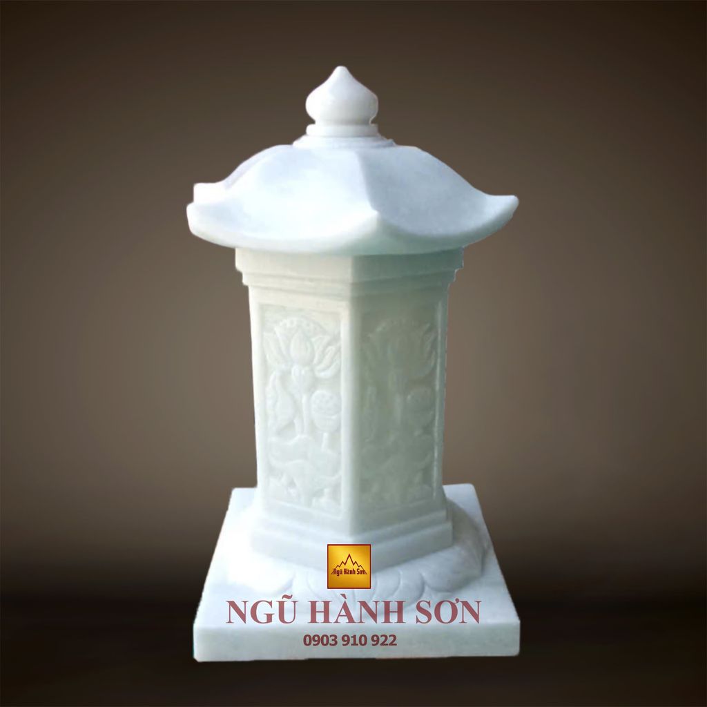Đèn đá trắng