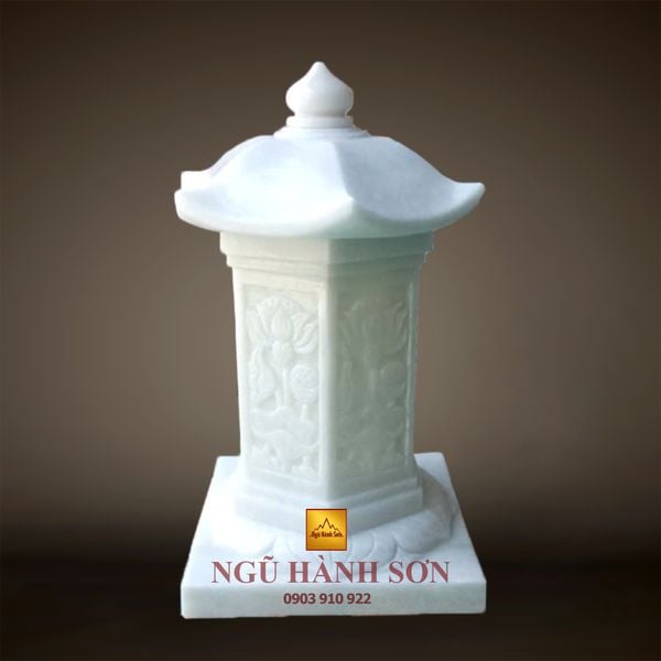 Đèn đá trắng