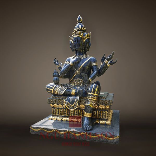 Tượng Phạm Thiên - Tứ diện Phật