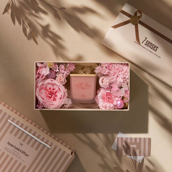  Set quà With Love - hương hoa hồng 