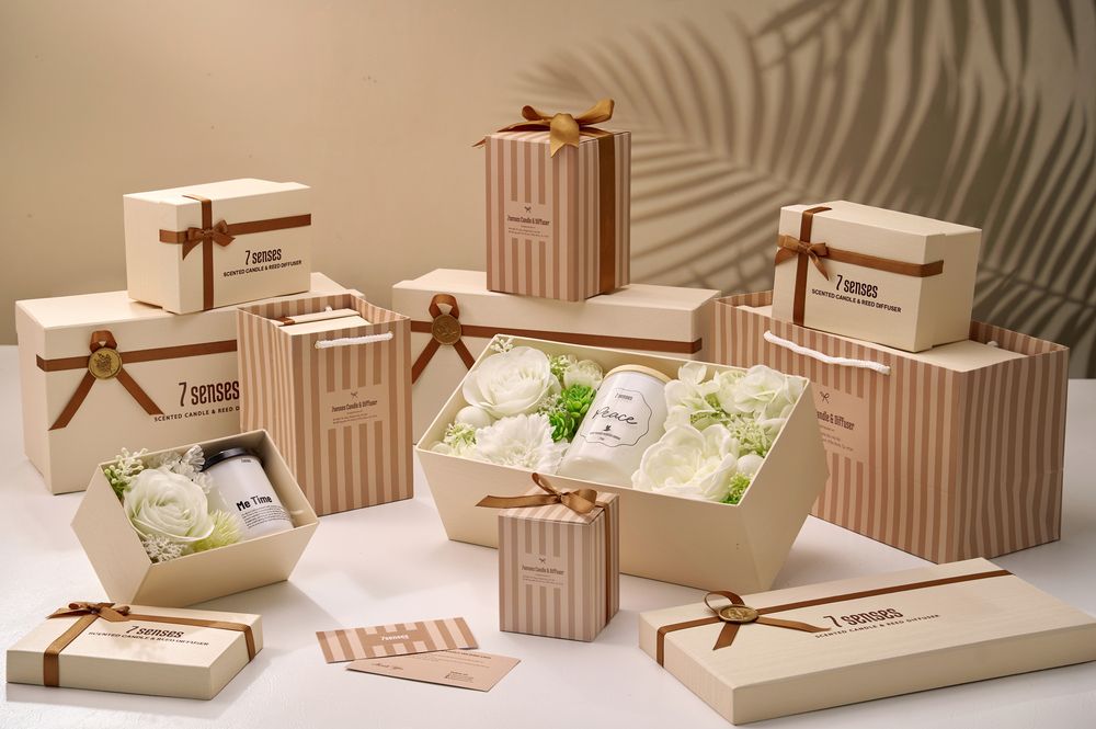  Set quà tinh dầu hương gỗ đàn hương & nến hương gỗ tuyết tùng 