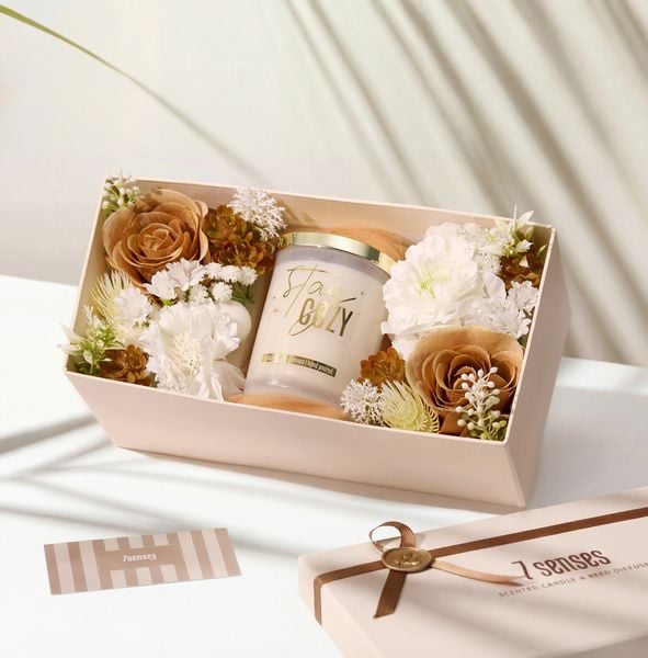  Set quà Stay Cozy - hương Gỗ tuyết tùng, Cam quýt 