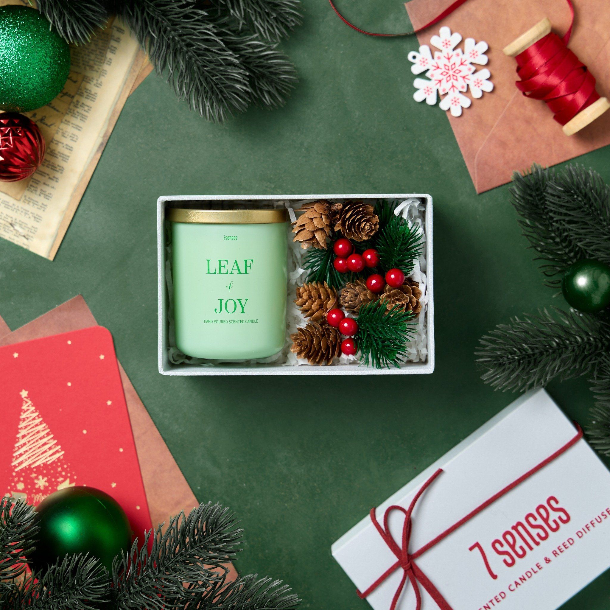  Set quà nến thơm mini - phiên bản Giáng sinh 