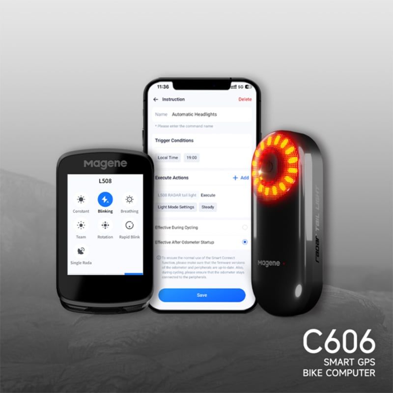 Đồng hồ tốc độ Magene C606 GPS 