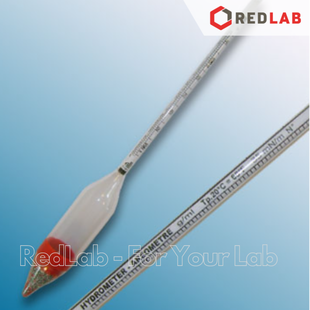 Tỷ trọng kế 1.295-1.365 : 0.001 g/ml Tp 20°C ALLA 3700FC129/20-QP hydrometer, có VAT