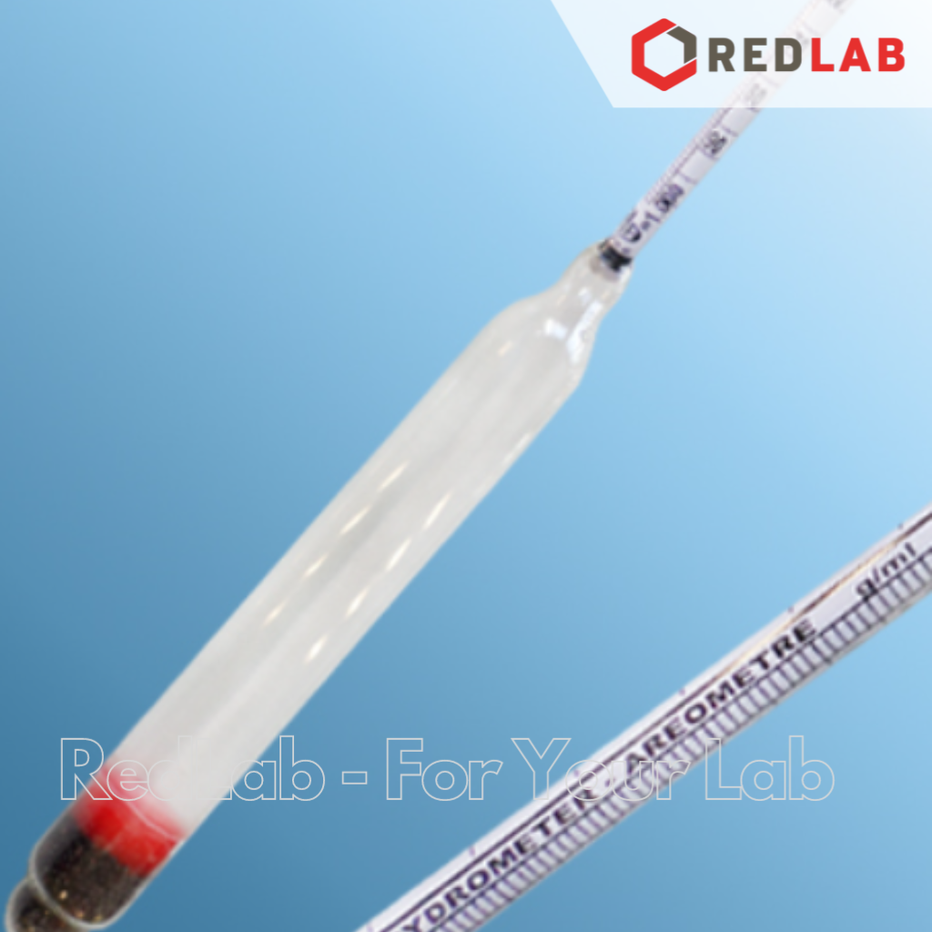 Tỷ trọng kế 1.800-2.000 : 0.002 g/ml Tp 20°C ALLA 3020FG180/20-QP hydrometer, có VAT