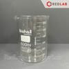 Cốc đốt thuỷ tinh Thấp thành BIOHALL 5 10 25 50 100 150 200 250 400 500 600 800 1000 ml 2L 3L 5L 10L, beaker có mỏ chịu nhiệt, có VAT