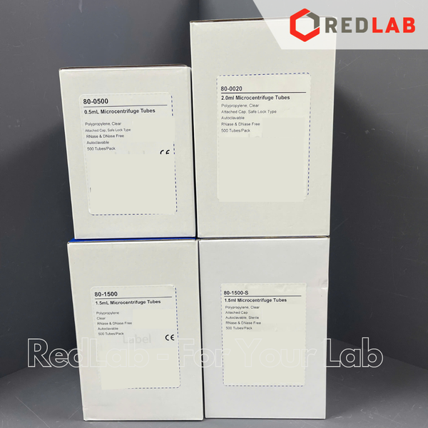 [Gói 500 cái] Ống ly tâm dạng Eppendorf 0.5 1.5 2 ml BIOLOGIX 80-0500 80-1500 80-0020, nhựa PP, có thể hấp autoclave, có VAT
