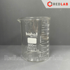 Cốc đốt thuỷ tinh Thấp thành BIOHALL 5 10 25 50 100 150 200 250 400 500 600 800 1000 ml 2L 3L 5L 10L, beaker có mỏ chịu nhiệt, có VAT