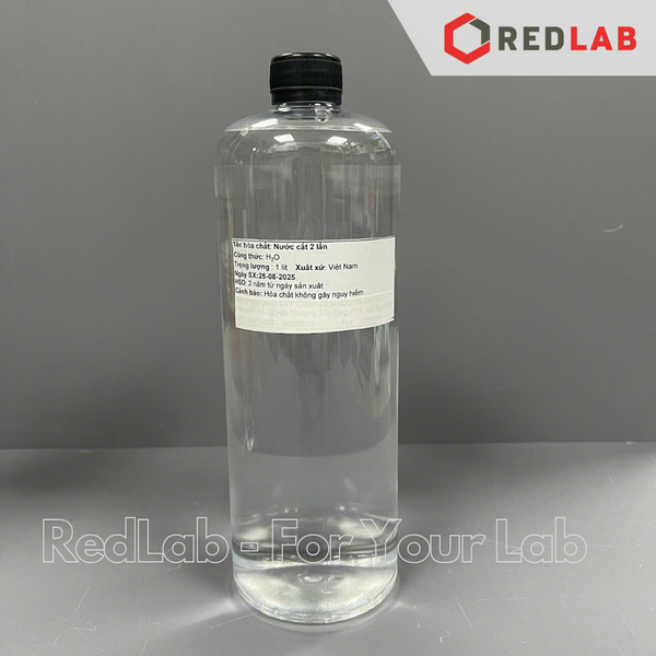 Nước cất 1 lần, 2 lần (chai 1 lít) hãng CEMACO Việt Nam, Distilled Water