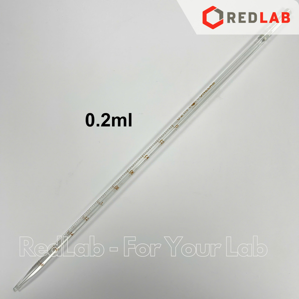 Pipet thẳng chia vạch loại dài ONELAB 0.1 0.2 0.5 1 2 5 10 15 20 25 50 ml, ống hút thủy tinh thí nghiệm, có VAT
