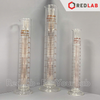 Ống đong thủy tinh ONELAB 10 25 50 100 250 500 1000 2000 ml đáy tròn, chia vạch nâu, đong mẫu thí nghiệm, có VAT