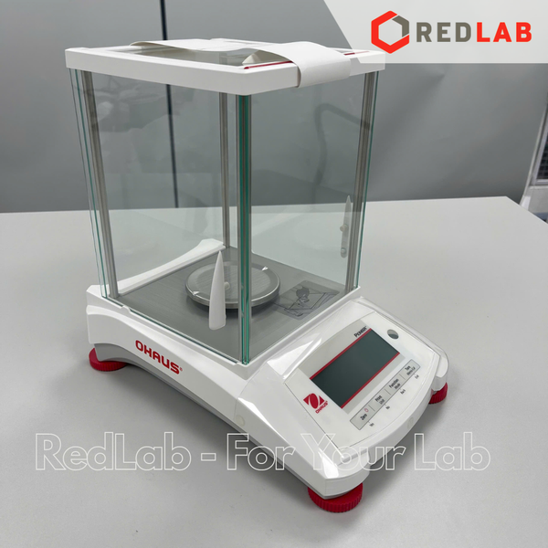 Cân phân tích điện tử 4 số lẻ hiện số 220g / 0.0001g OHAUS PX224 chuẩn Nội tự động, màn hình LCD, có VAT