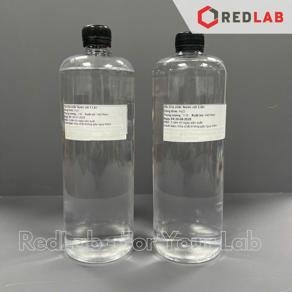 Nước cất 1 lần, 2 lần (chai 1 lít) hãng CEMACO Việt Nam, Distilled Water