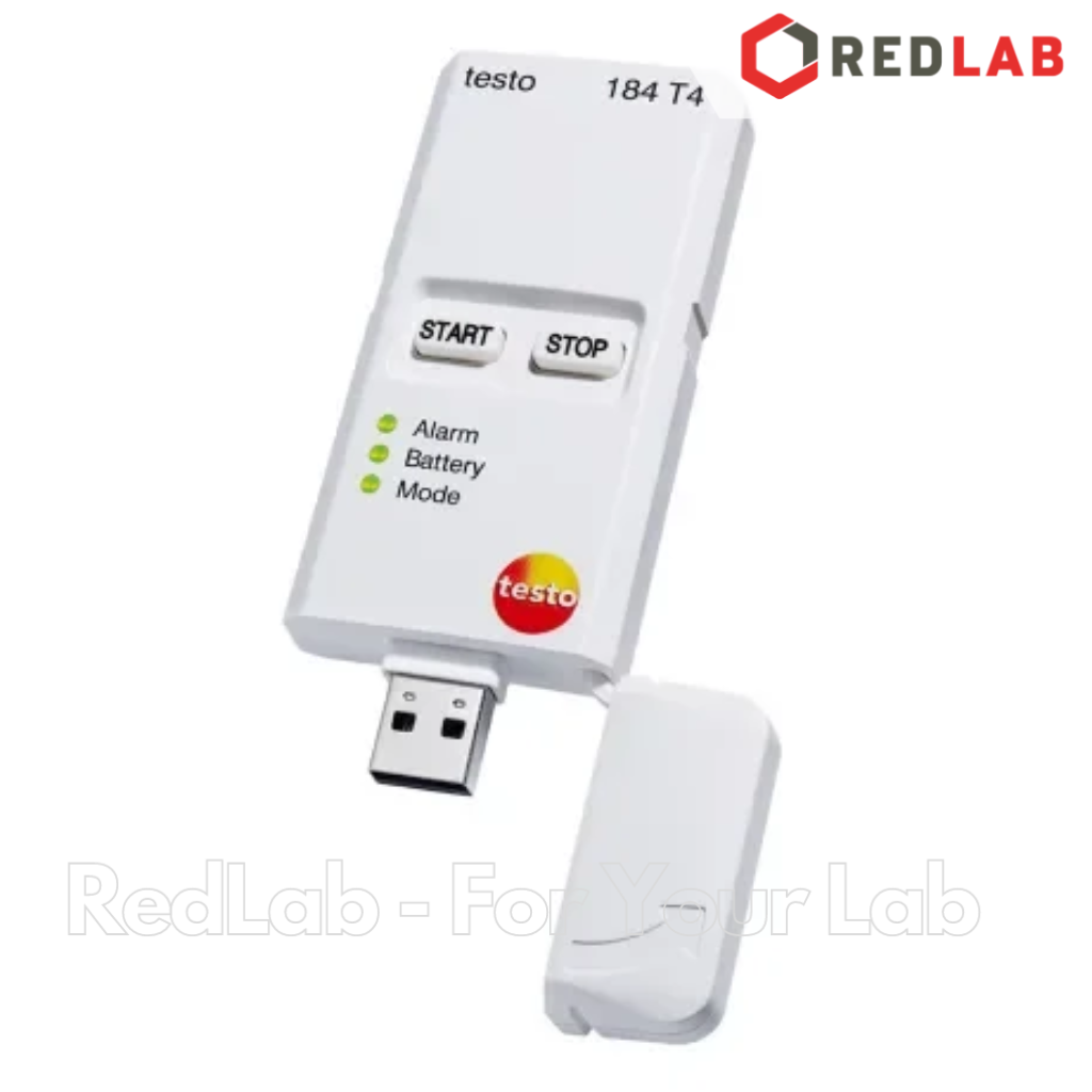 Máy đo ghi nhiệt độ TESTO 184 T4 (0572 1844 ST) nhiệt kế tự ghi -80 đến +70 °C, chính hãng, có VAT