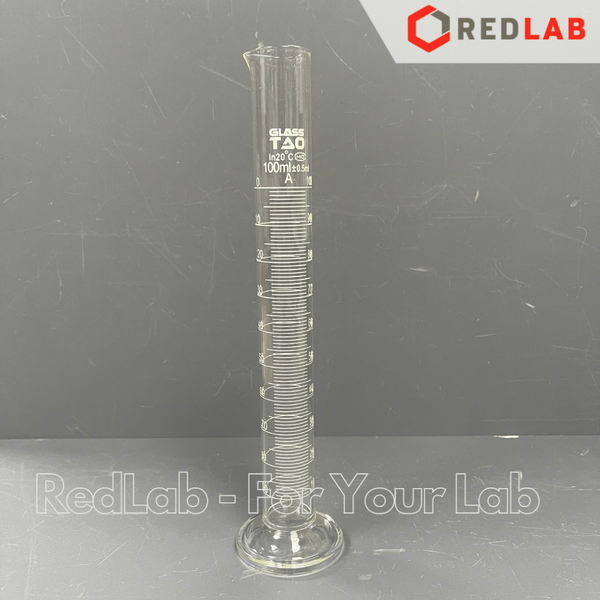 Ống đong thủy tinh GlassTAO Class A 10 25 50 100 250 500 1000 2000 ml, dùng đong mẫu thí nghiệm, có VAT