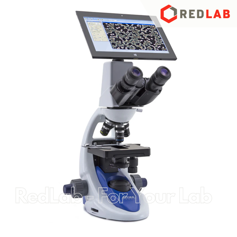 Kính hiển vi kỹ thuật số OPTIKA - B -190TBPL, có màn hình tablet, Vật kính N-PAN  4x 10x 40x 100x (dầu/nước), X-LED 3W, có VAT