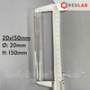 Ống nghiệm trơn không vành BIOHALL Ø 12 13 16 18 20 25 30 32 38 mm, thuỷ tinh boro 3.3 chịu nhiệt, in logo, có VAT